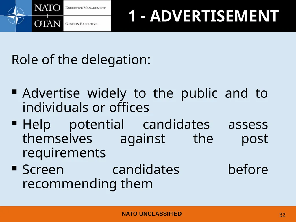 UNDERSTANDING AND PREPARING FOR EMPLOYMENT AT NATO - slide 28 of 39