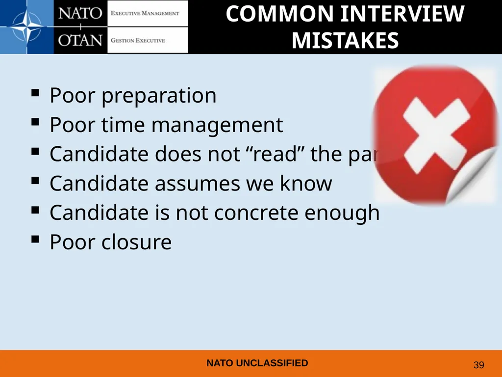 UNDERSTANDING AND PREPARING FOR EMPLOYMENT AT NATO - slide 35 of 39