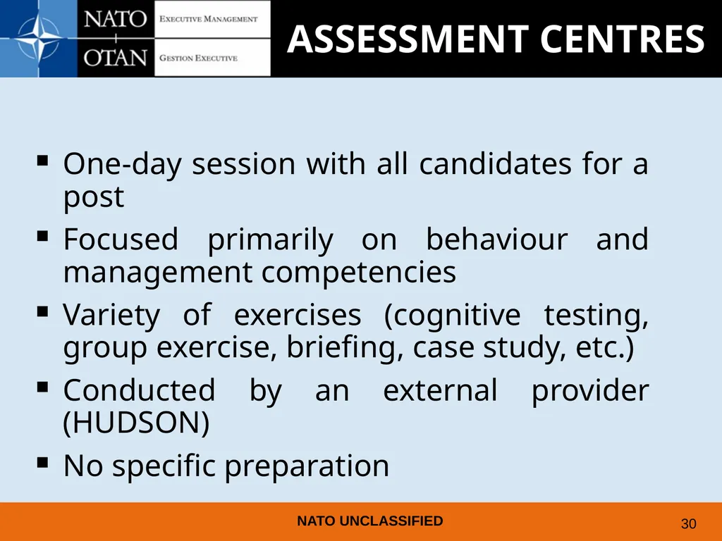 UNDERSTANDING AND PREPARING FOR EMPLOYMENT AT NATO - slide 26 of 39