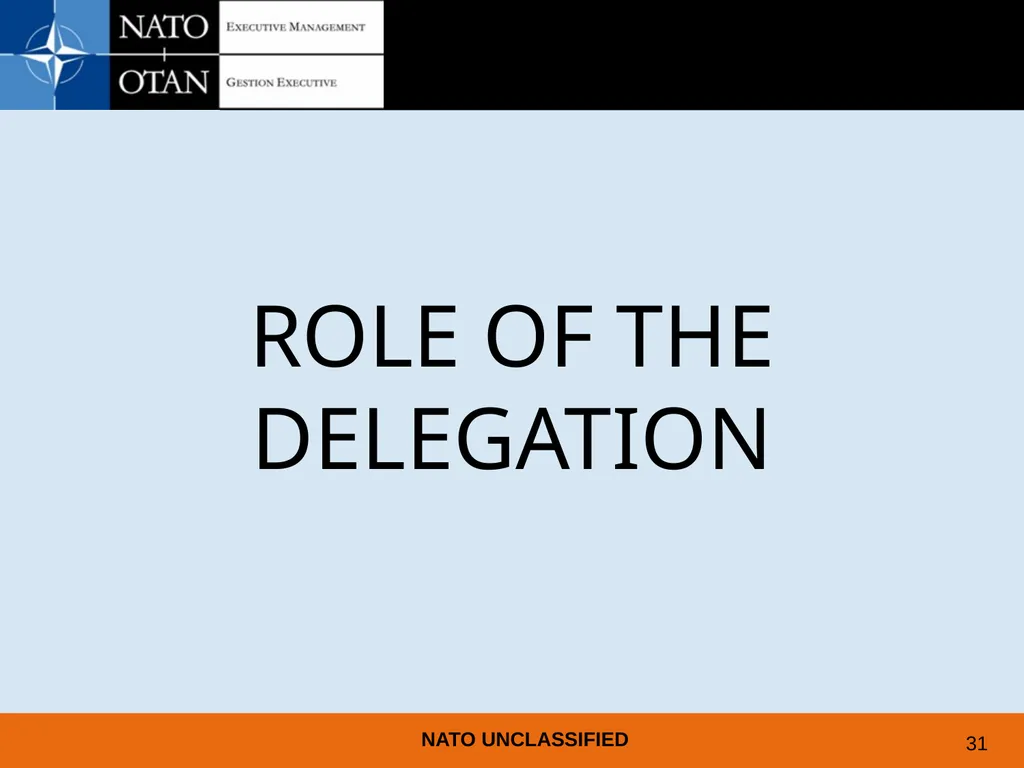 UNDERSTANDING AND PREPARING FOR EMPLOYMENT AT NATO - slide 27 of 39