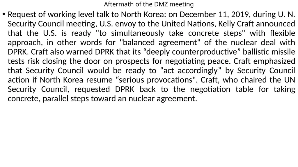 2019년 2월 북미정상회담 North Korea – U. S. summits in - slide 27 of 27