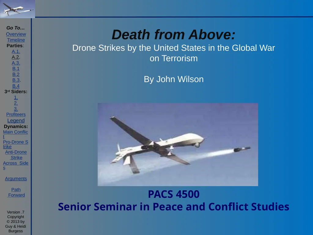PACS 4500 Senior Seminar in Peace and Conflict