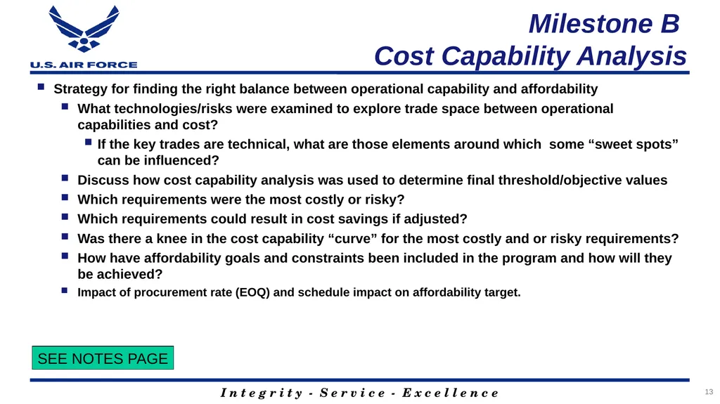 Program Title Air Force Review Board (AFRB) Date - slide 13 of 35