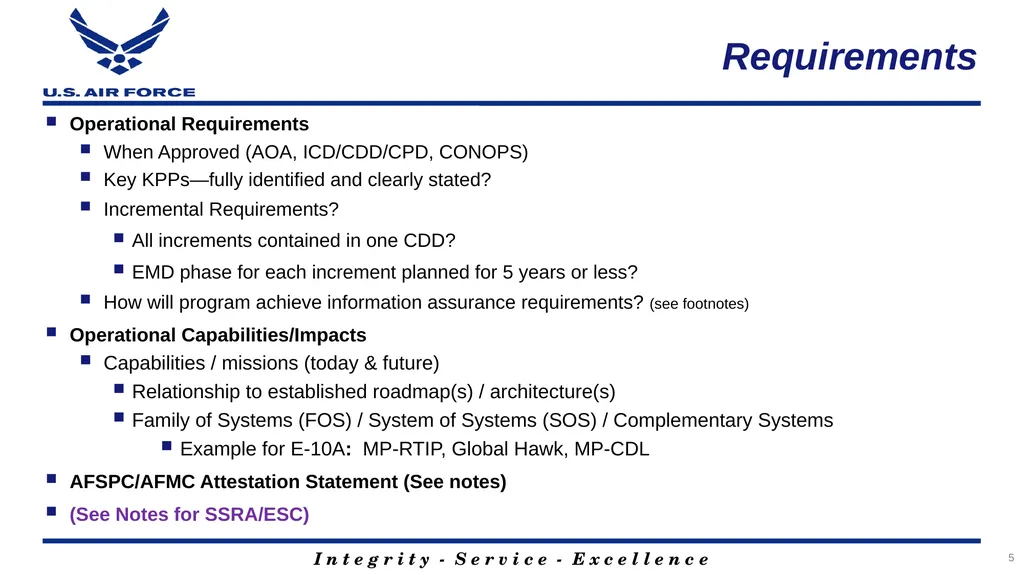 Program Title Air Force Review Board (AFRB) Date - slide 5 of 35