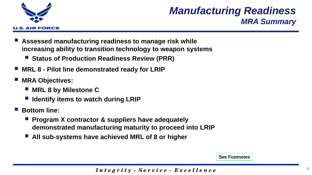 Program Title Air Force Review Board (AFRB) Date - slide 26 of 38
