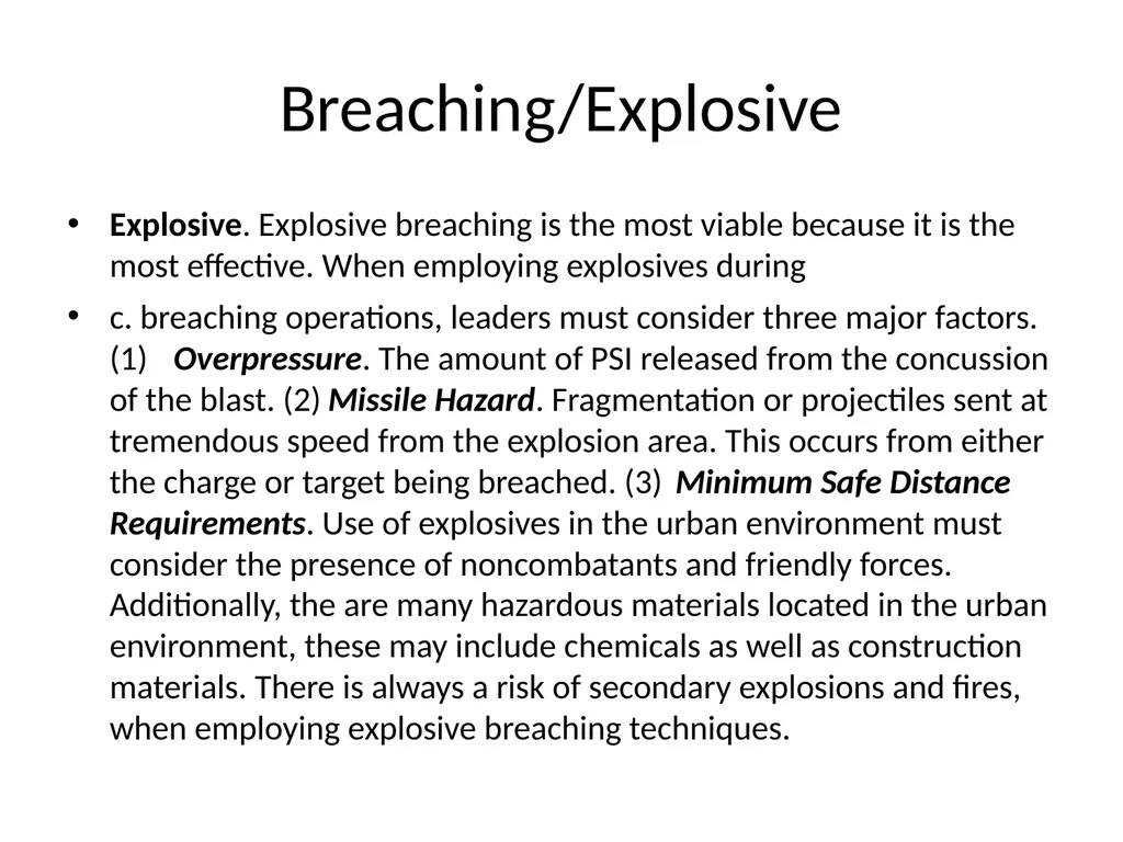 Tactical-Small Unit Tactic II Urban Combat/Enter - slide 17 of 34