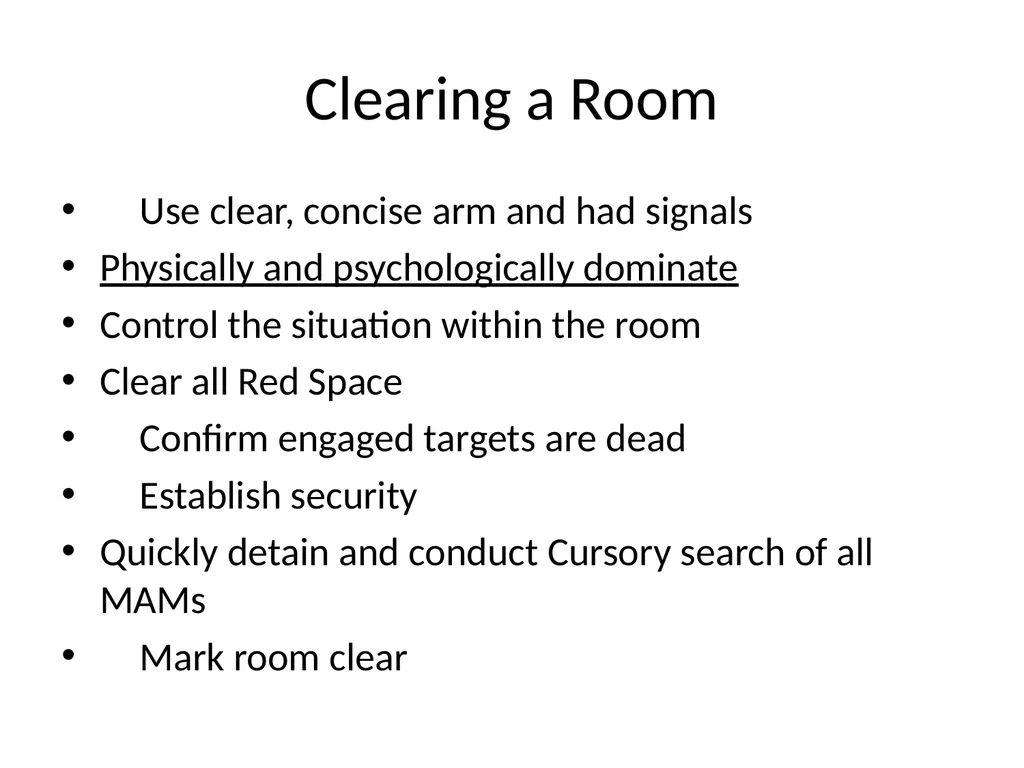 Tactical-Small Unit Tactic II Urban Combat/Enter - slide 21 of 34