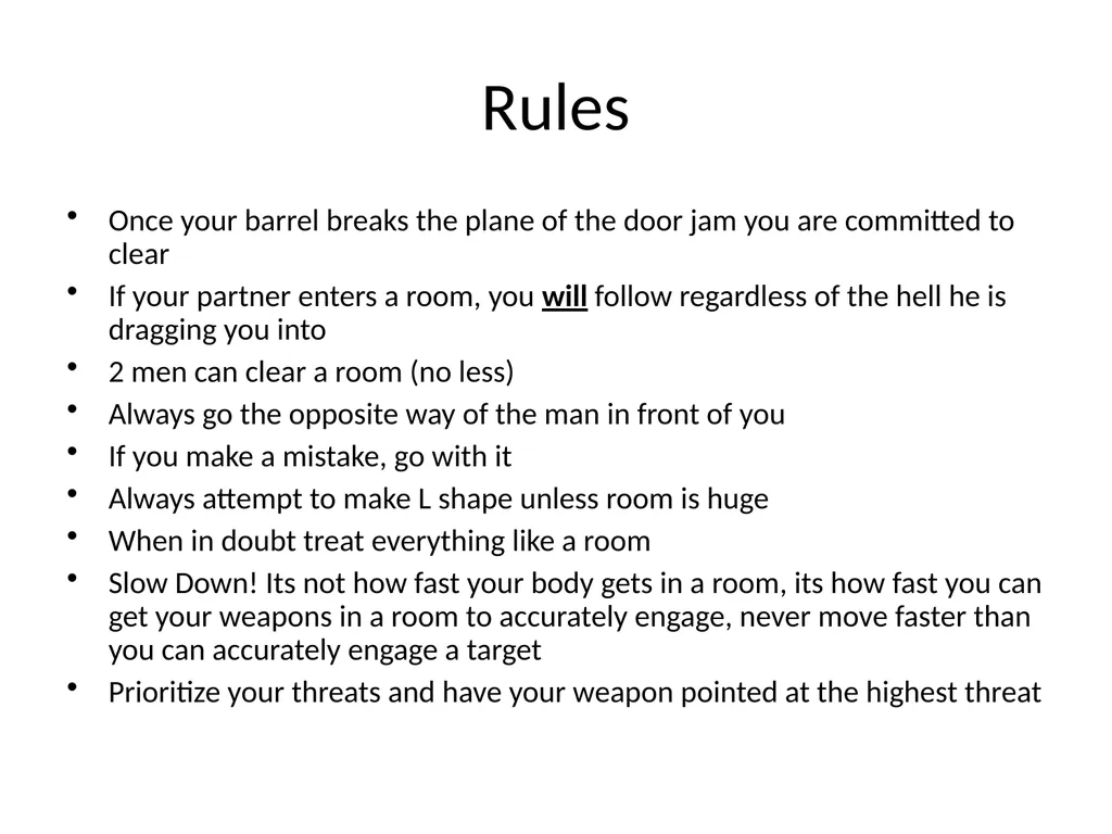Tactical-Small Unit Tactic II Urban Combat/Enter - slide 22 of 34