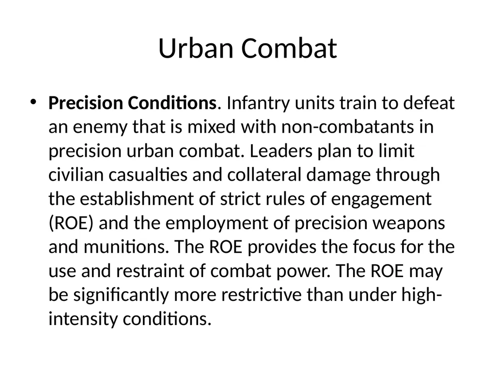 Tactical-Small Unit Tactic II Urban Combat/Enter - slide 3 of 34
