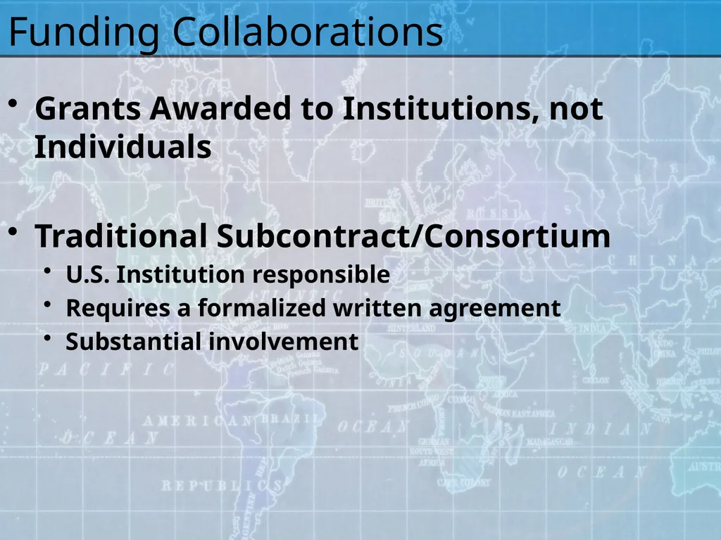 Working with International Collaborators Mary - slide 8 of 35
