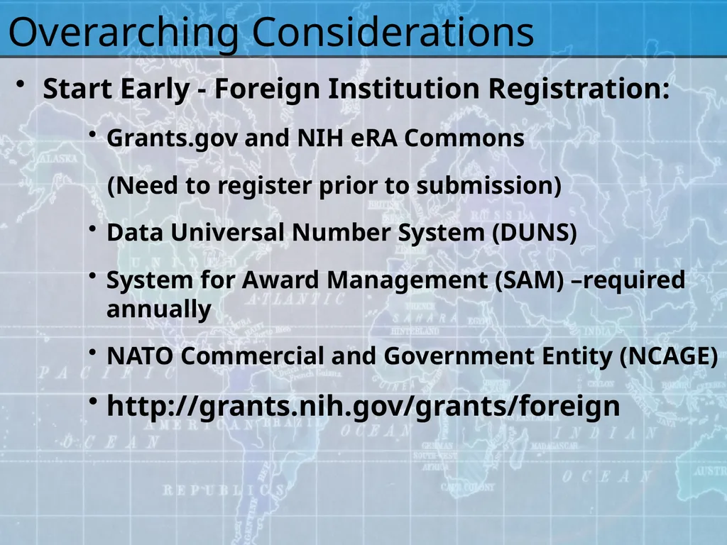 Working with International Collaborators Mary - slide 6 of 35