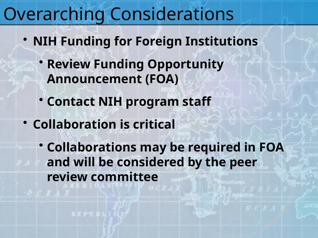 Working with International Collaborators Mary - slide 7 of 35