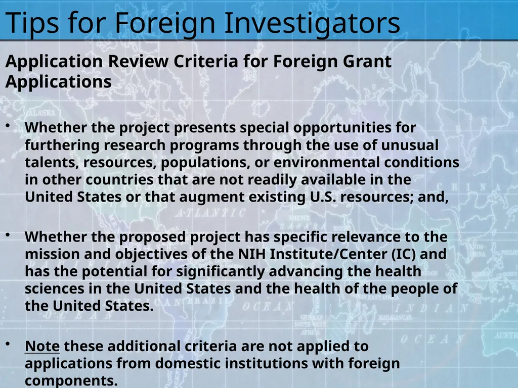 Working with International Collaborators Mary - slide 15 of 35