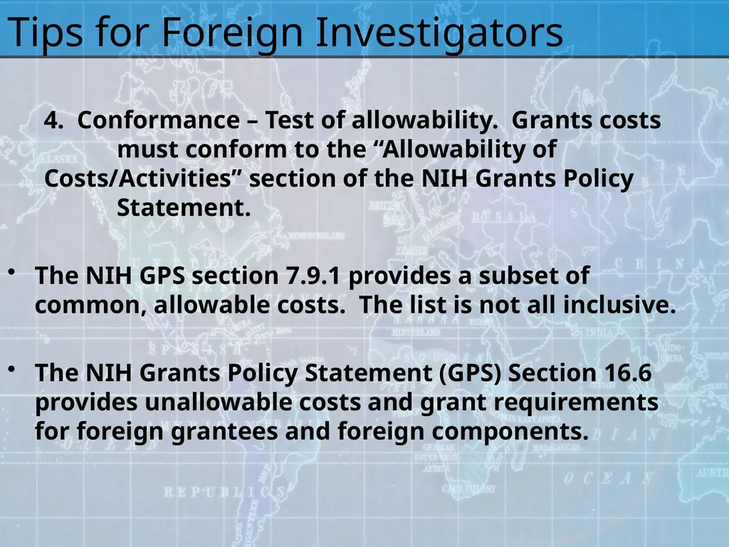Working with International Collaborators Mary - slide 17 of 35