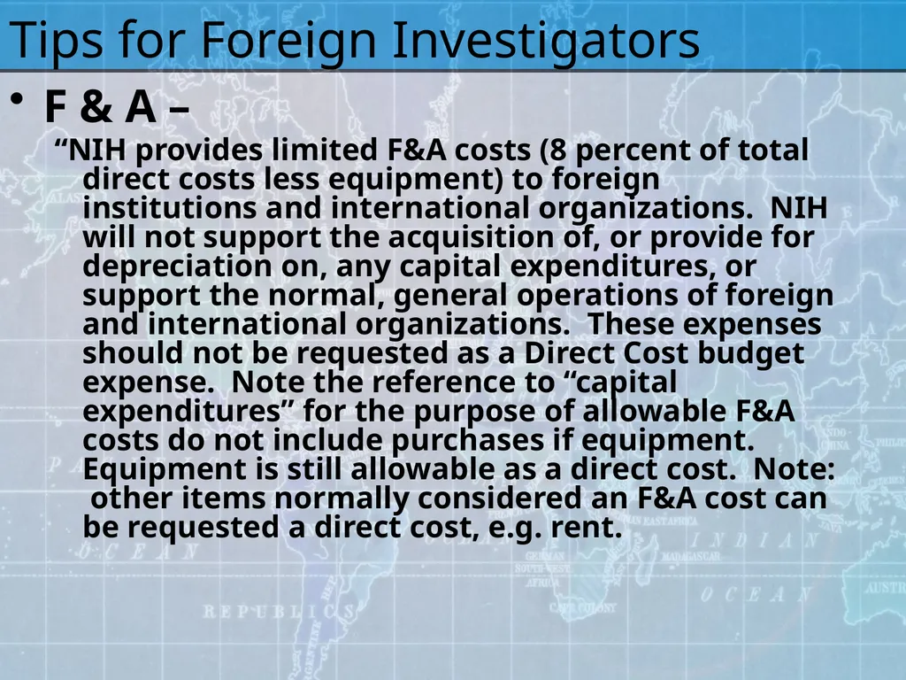Working with International Collaborators Mary - slide 19 of 35