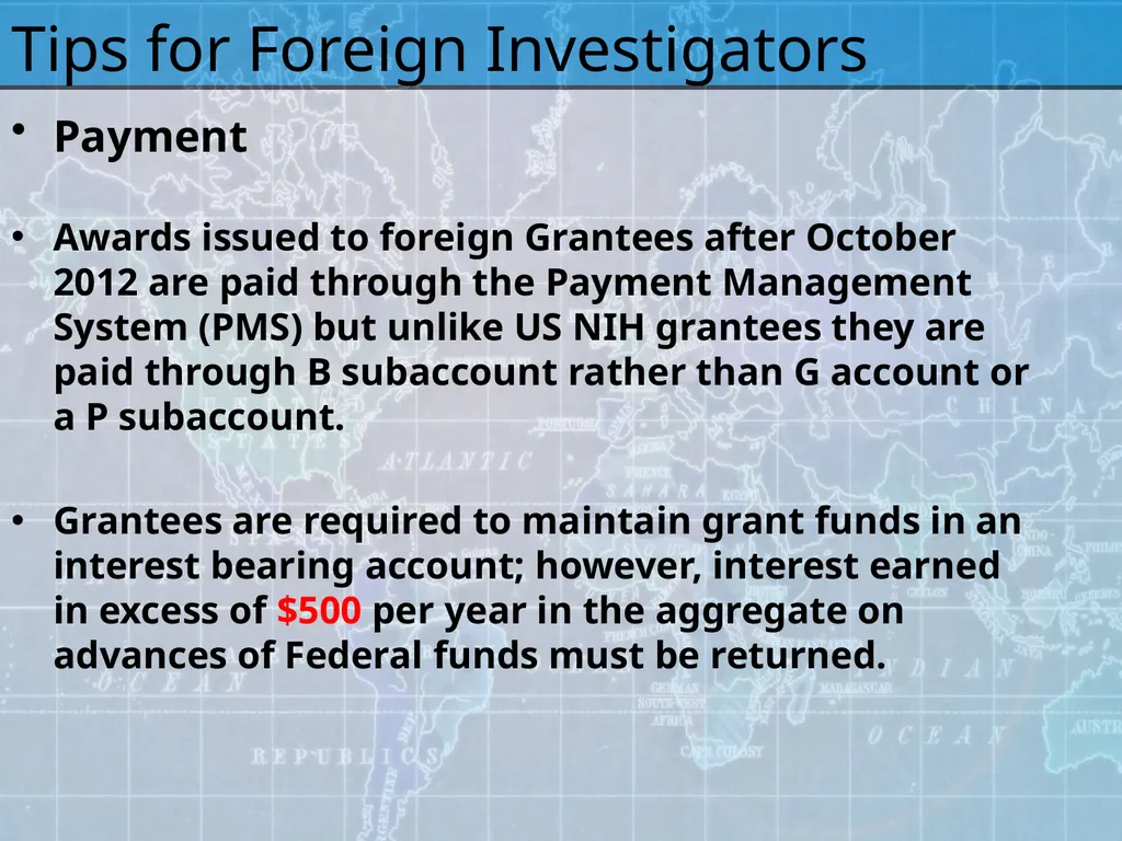 Working with International Collaborators Mary - slide 21 of 35