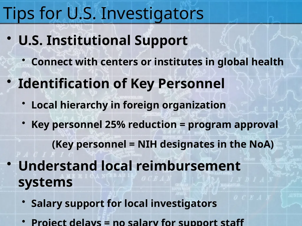 Working with International Collaborators Mary - slide 11 of 35