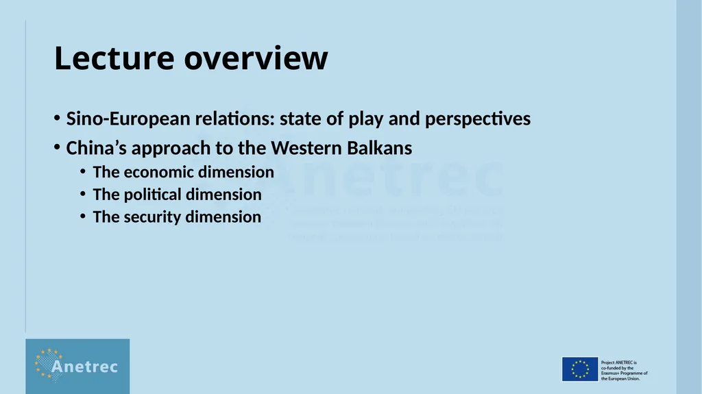 Aims, ways, means and interests of external - slide 3 of 15