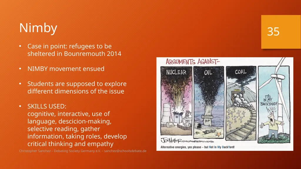 Preparing a debate – Arguments and fallacies - slide 35 of 37