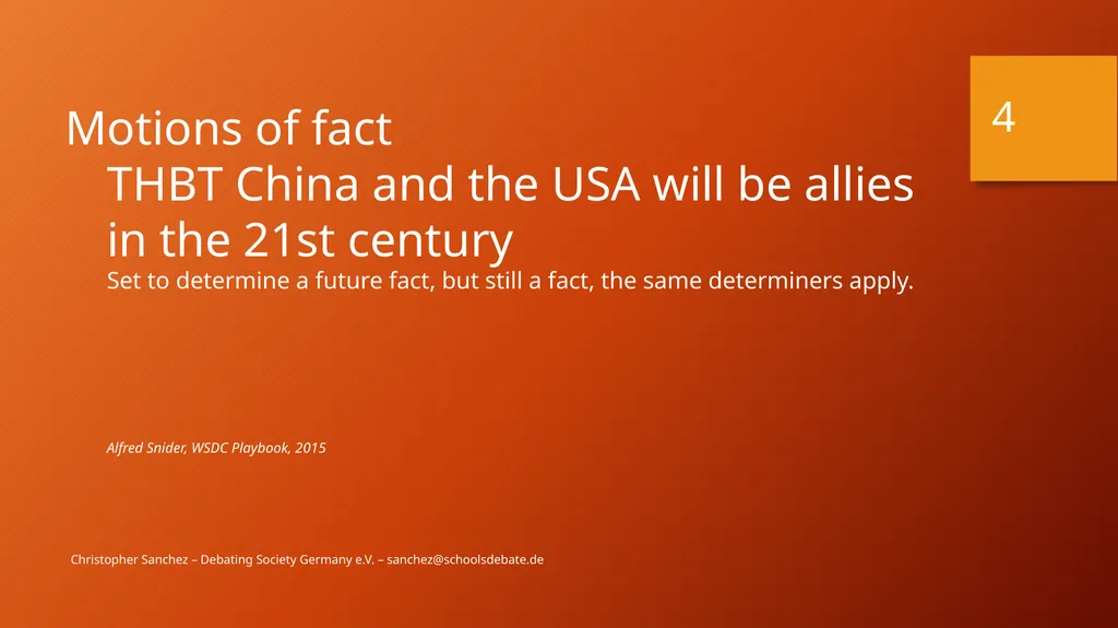 Preparing a debate – Arguments and fallacies - slide 4 of 37