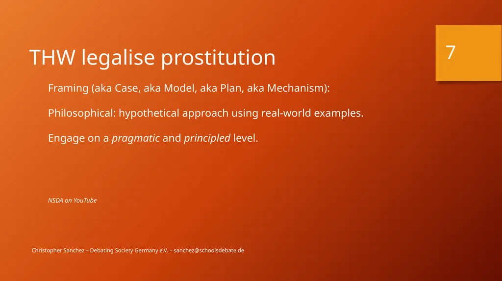 Preparing a debate – Arguments and fallacies - slide 7 of 37