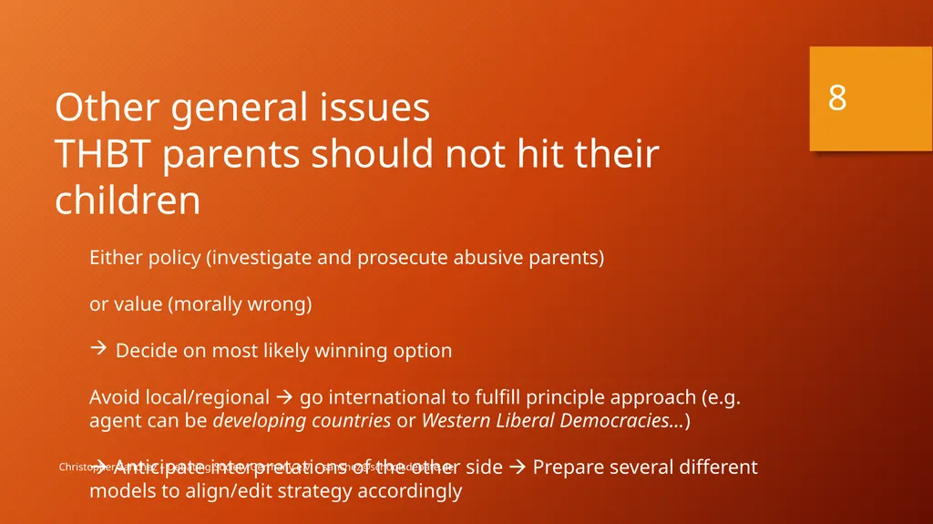Preparing a debate – Arguments and fallacies - slide 8 of 37