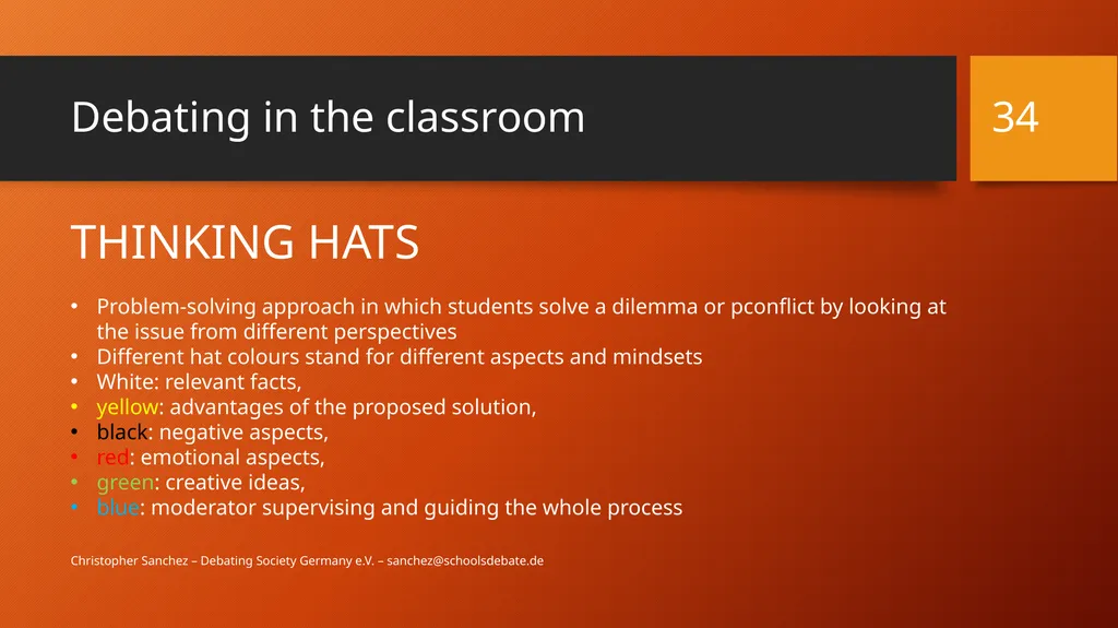 Preparing a debate – Arguments and fallacies - slide 34 of 37