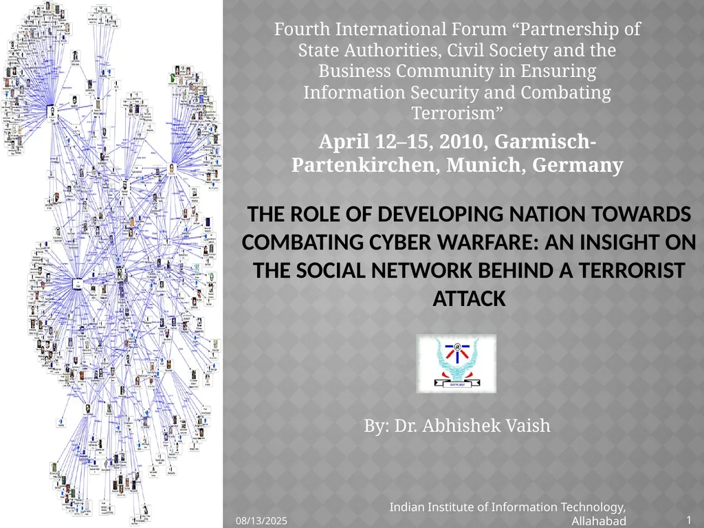 The role of developing nation towards combating - slide 1 of 26