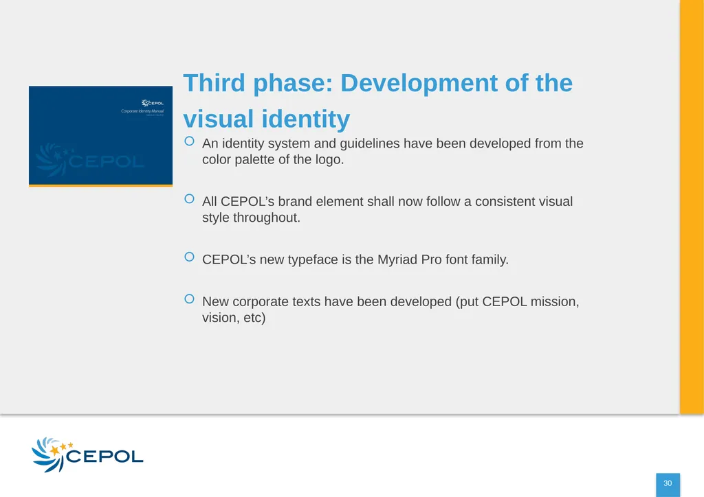 CEPOL EUROPEAN UNION AGENCY FOR LAW ENFORCEMENT - slide 30 of 34