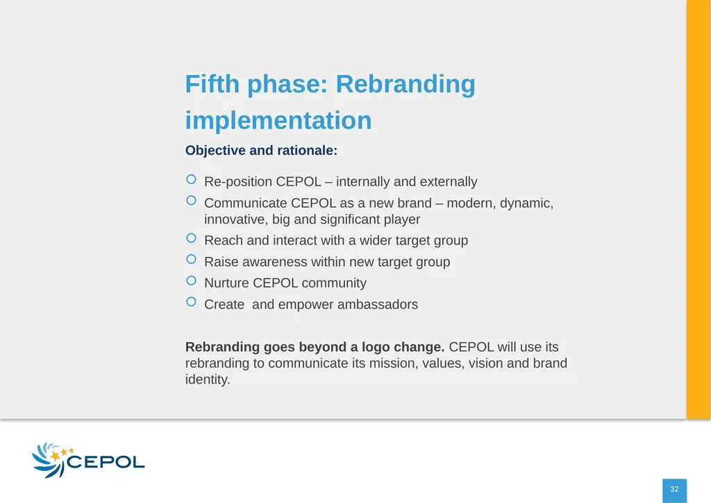 CEPOL EUROPEAN UNION AGENCY FOR LAW ENFORCEMENT - slide 32 of 34