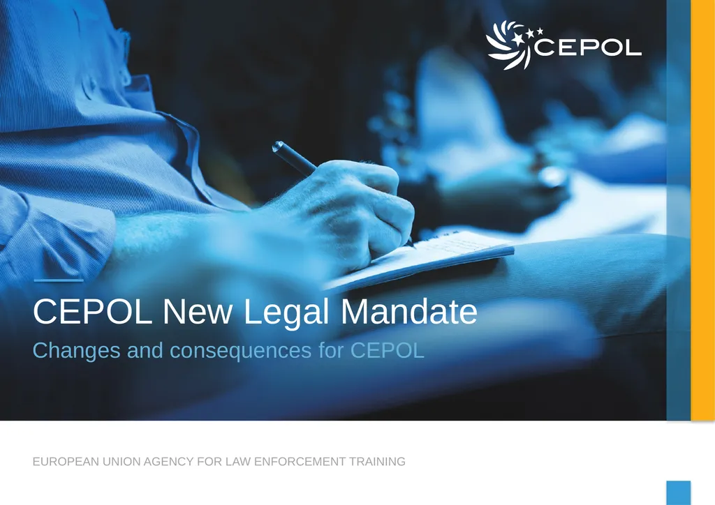 CEPOL EUROPEAN UNION AGENCY FOR LAW ENFORCEMENT - slide 21 of 34