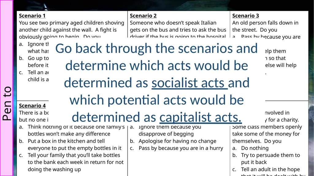 An Inspector Calls Date: Title: What was JB - slide 6 of 9