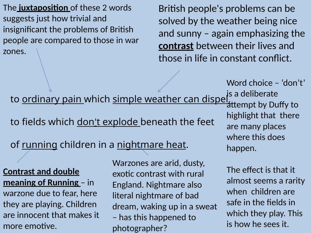 Duffy was inspired to write this poem by her - slide 6 of 36