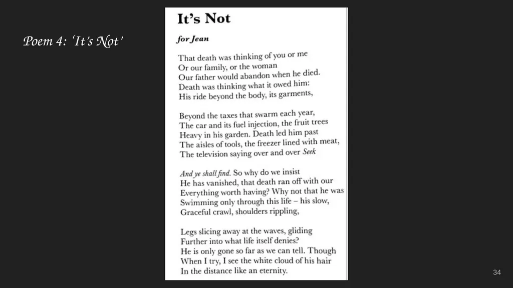 Tracy K. Smith Ms. Heeney’s Class Additional Notes - slide 34 of 72