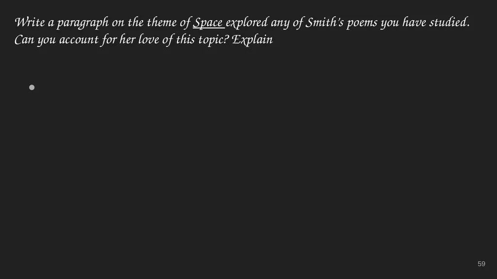 Tracy K. Smith Ms. Heeney’s Class Additional Notes - slide 59 of 72