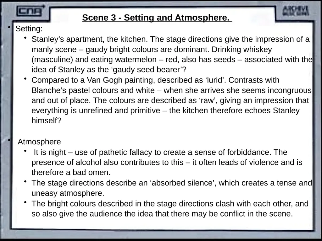 CONTENTS Synopsis Character description Historical - slide 18 of 40