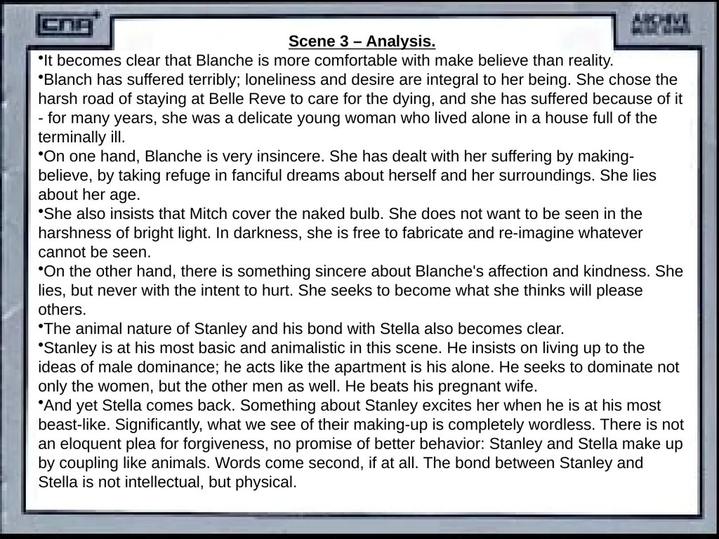 CONTENTS Synopsis Character description Historical - slide 17 of 40