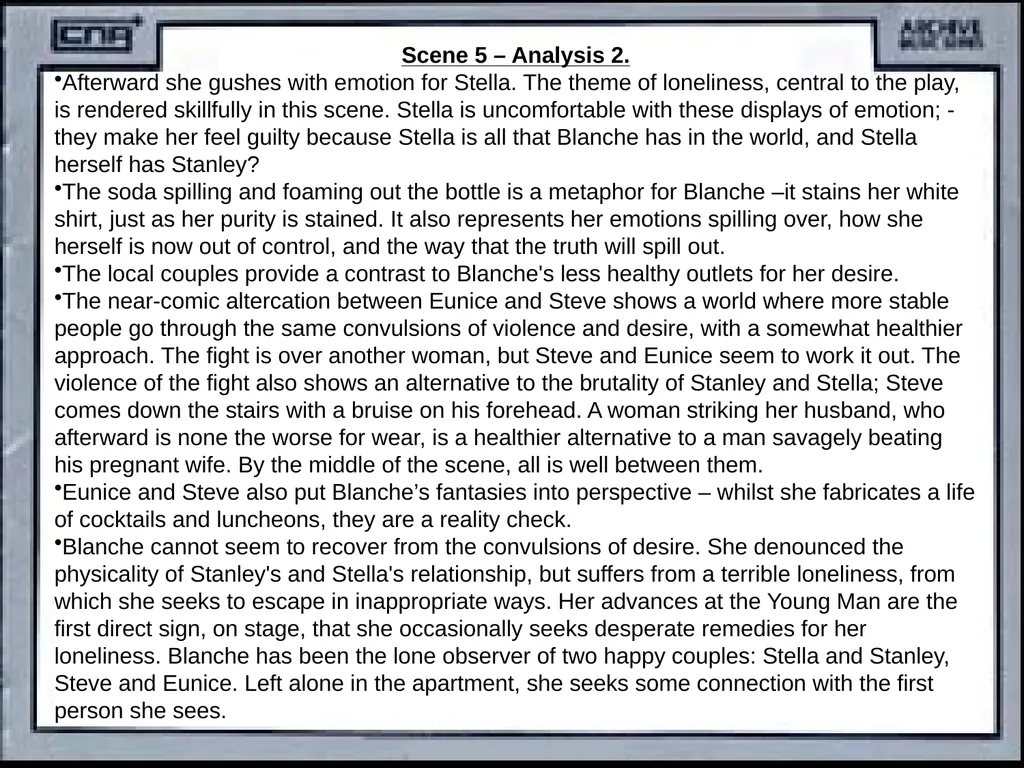 CONTENTS Synopsis Character description Historical - slide 25 of 40