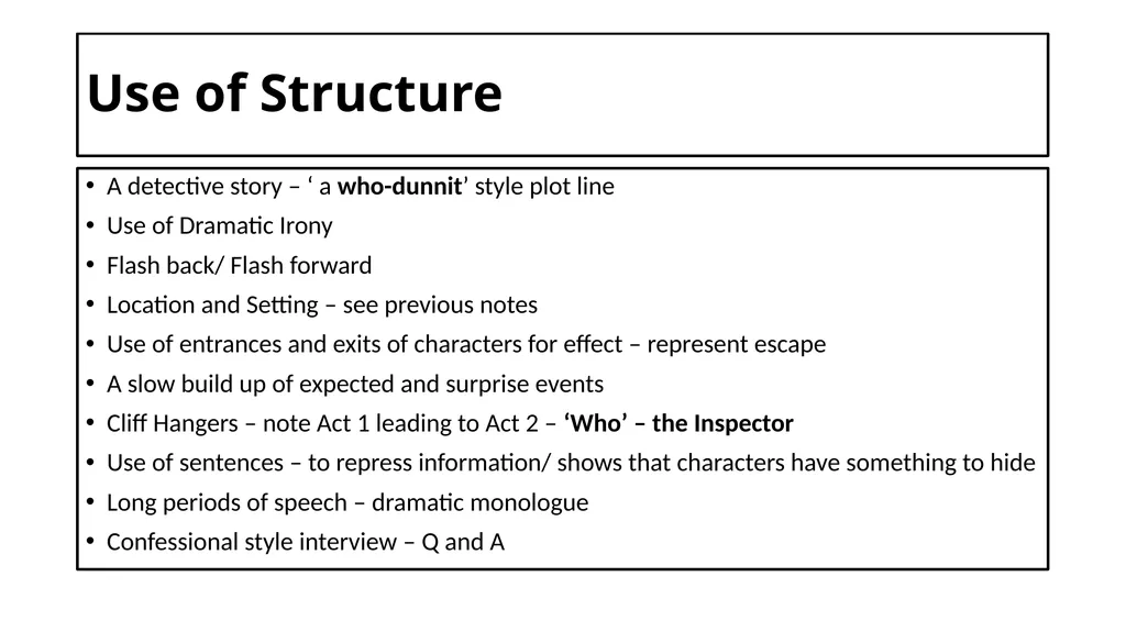 An Inspector Calls Key Content List: Context Stage - slide 41 of 41