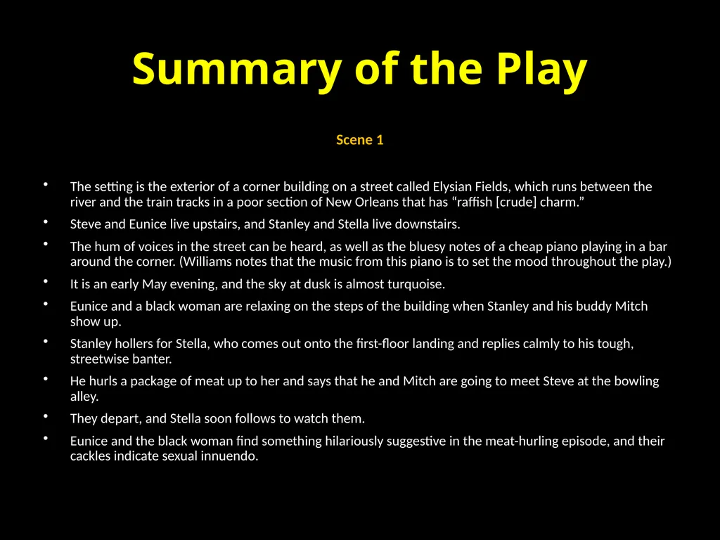 The Playwright and the Play Week 5 [Part 1] - slide 8 of 76