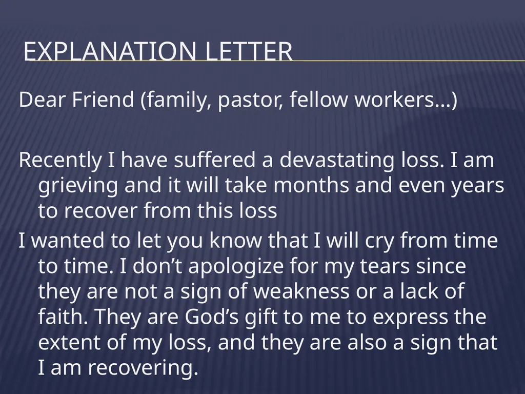 The Grieving Parent: Responding to Childhood - slide 75 of 81