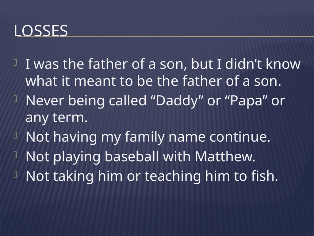 The Grieving Parent: Responding to Childhood - slide 56 of 81