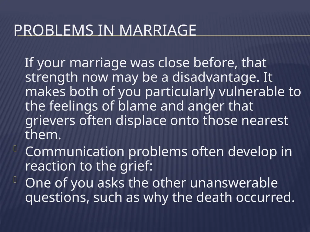 The Grieving Parent: Responding to Childhood - slide 37 of 81