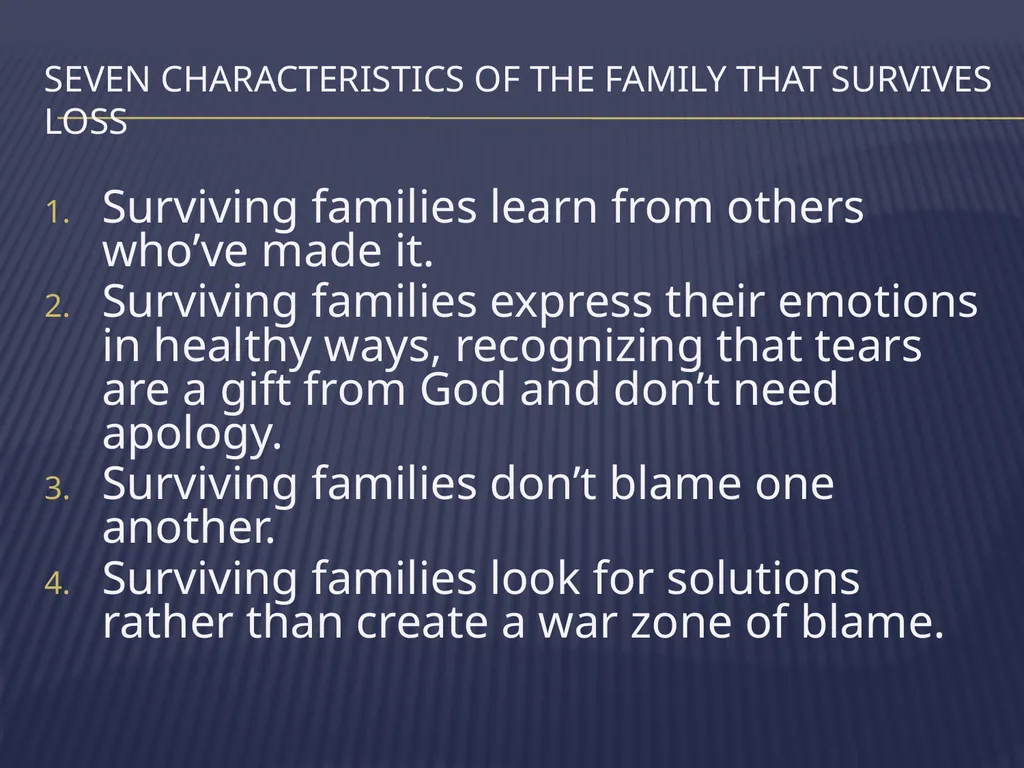The Grieving Parent: Responding to Childhood - slide 12 of 81