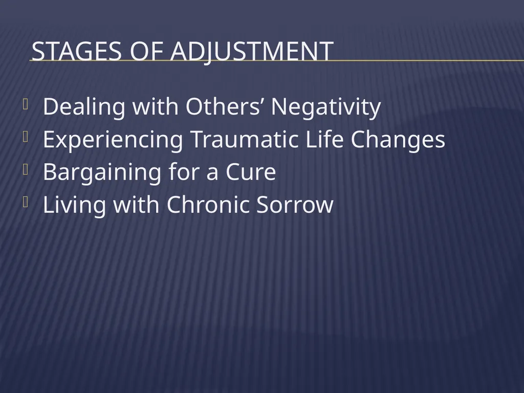 The Grieving Parent: Responding to Childhood - slide 52 of 81