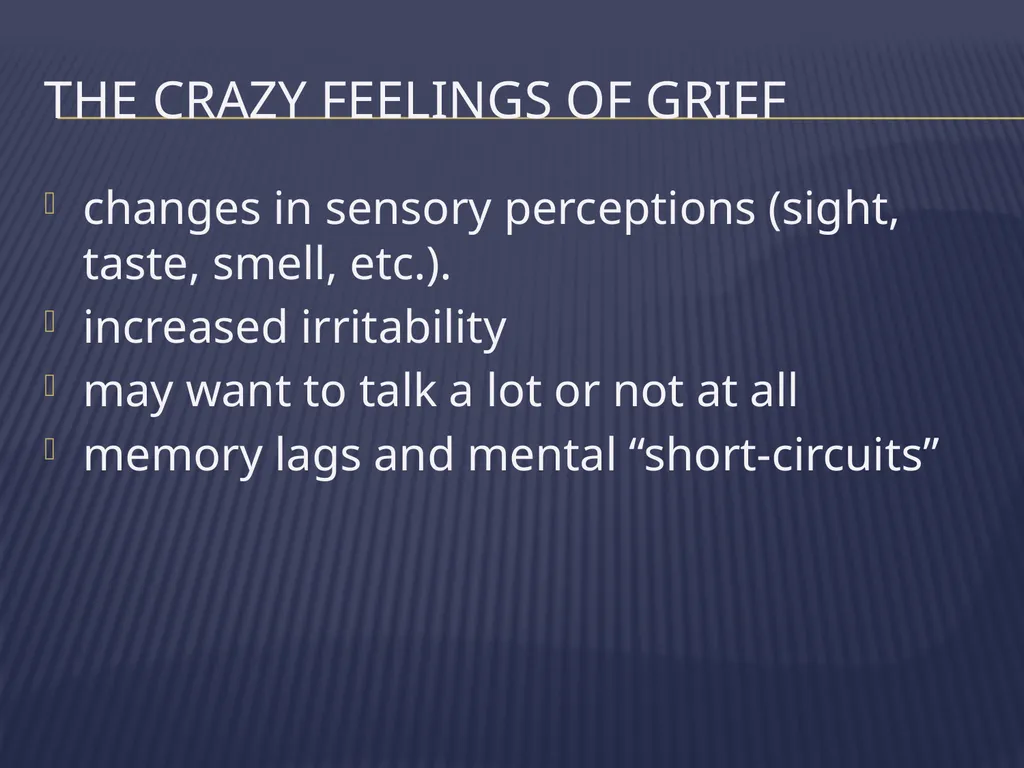 The Grieving Parent: Responding to Childhood - slide 62 of 81