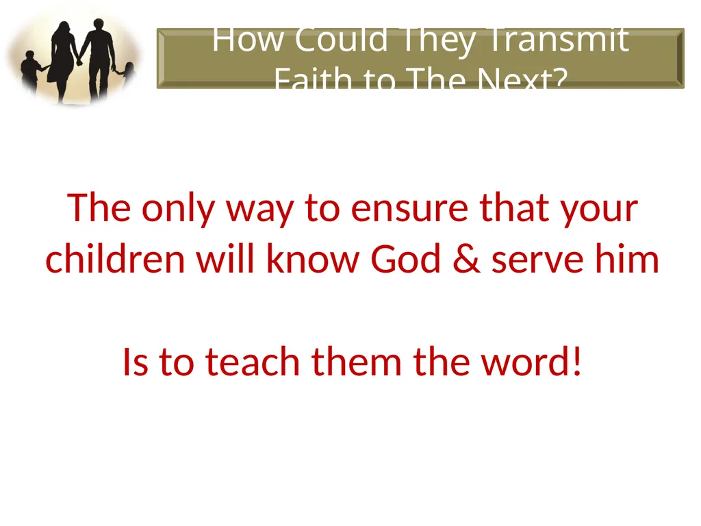 Judges 2:10 When all that generation had been - slide 17 of 29