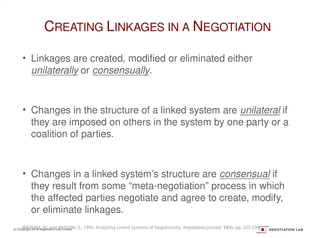 “A safe environment to learn and test negotiation - slide 17 of 30