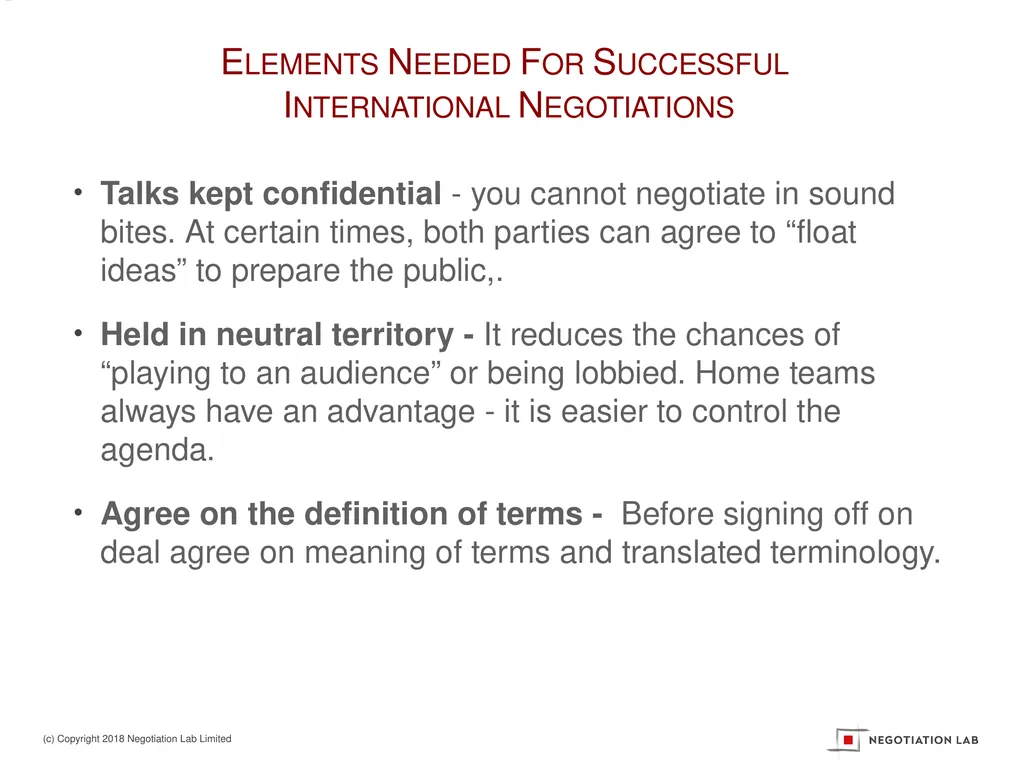 “A safe environment to learn and test negotiation - slide 6 of 30