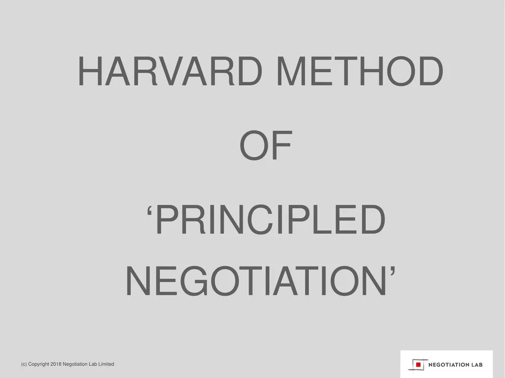 “A safe environment to learn and test negotiation - slide 12 of 30